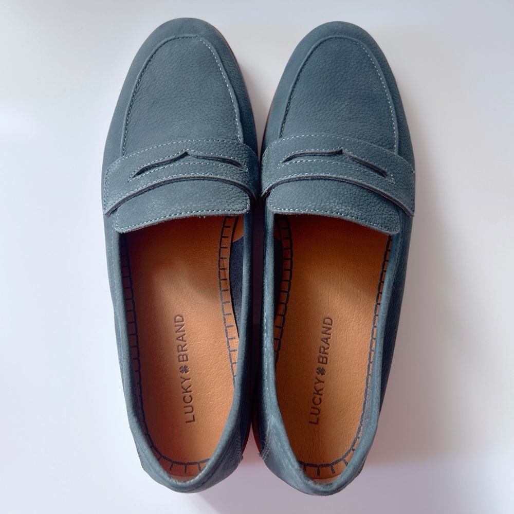 Lucky Brand Slate Blue Women’s Loafers - Picture 1 of 6